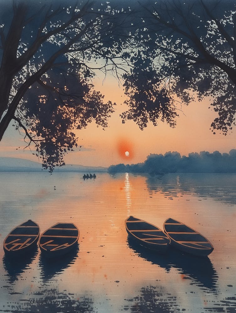 Sunrise On The Lake