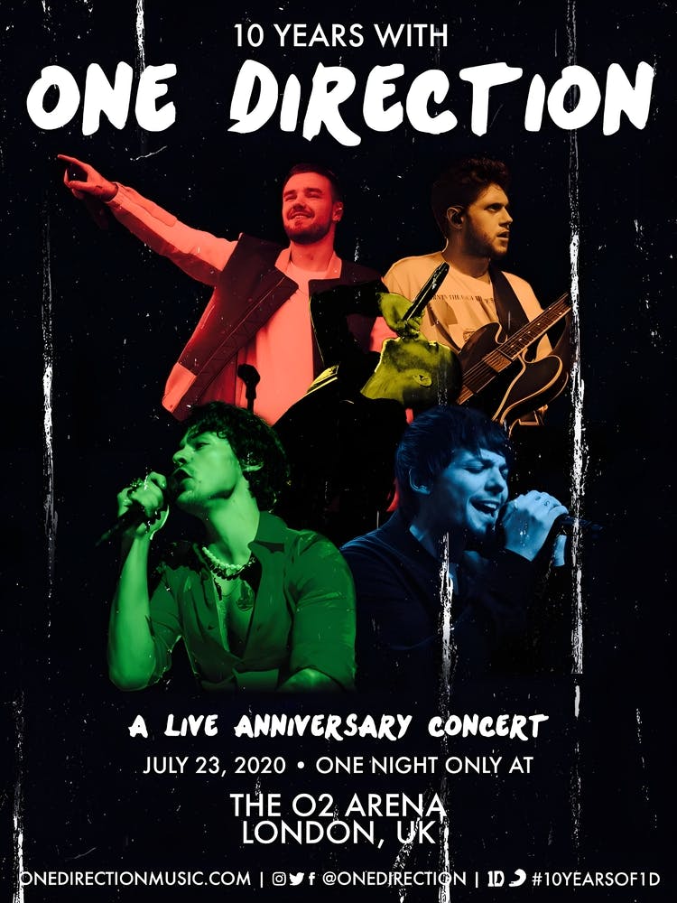 One Direction Concert Poster