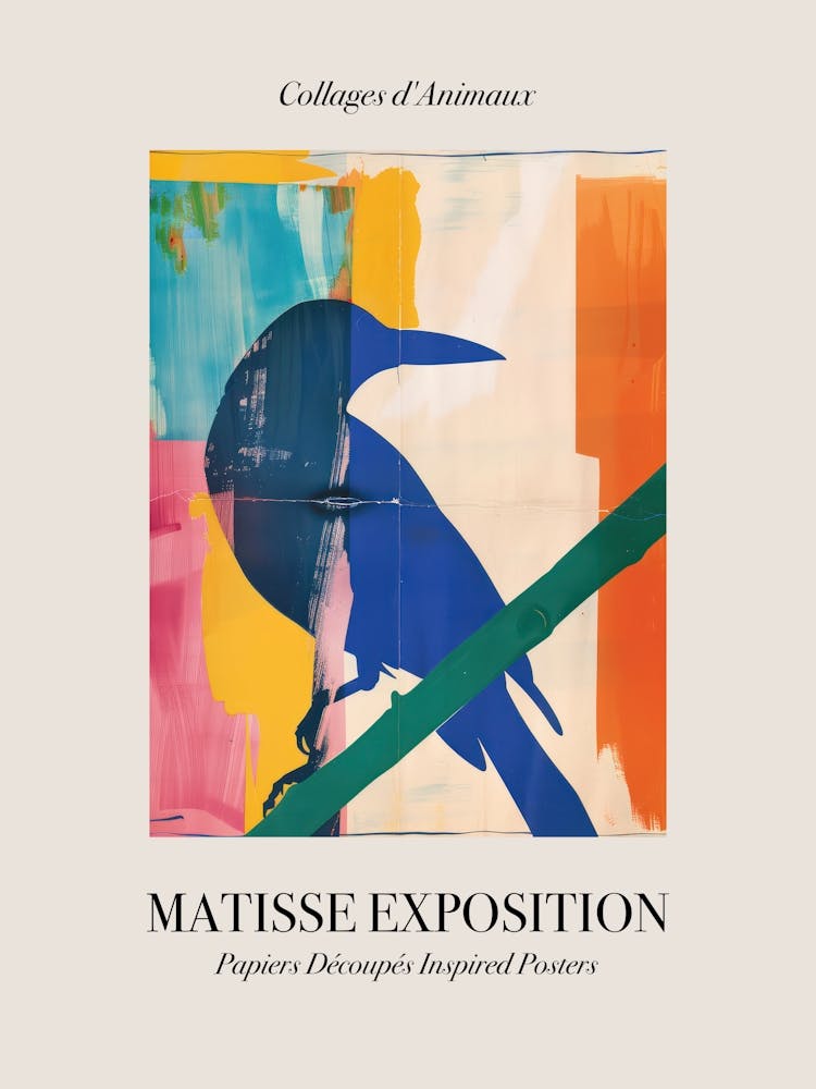 Bird 1 Matisse Inspired Exposition Animals Poster