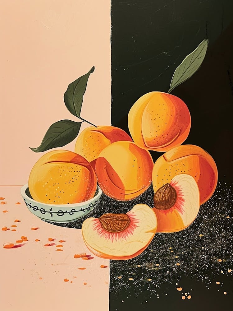 Art Deco Peaches 3