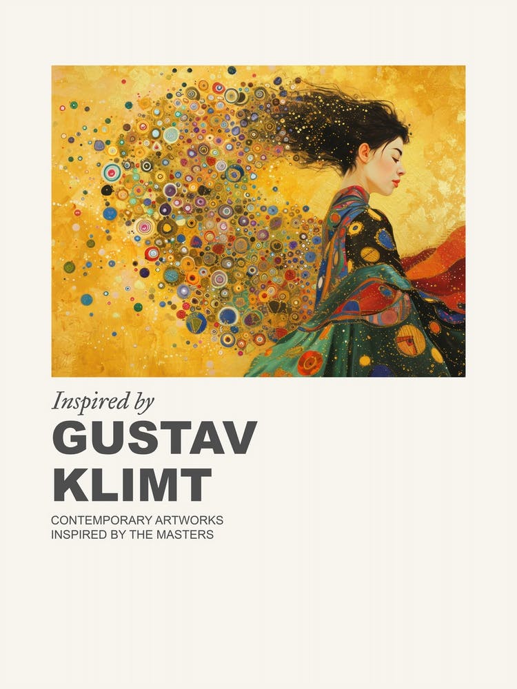 Museum Poster Inspired By Gustav Klimt 1