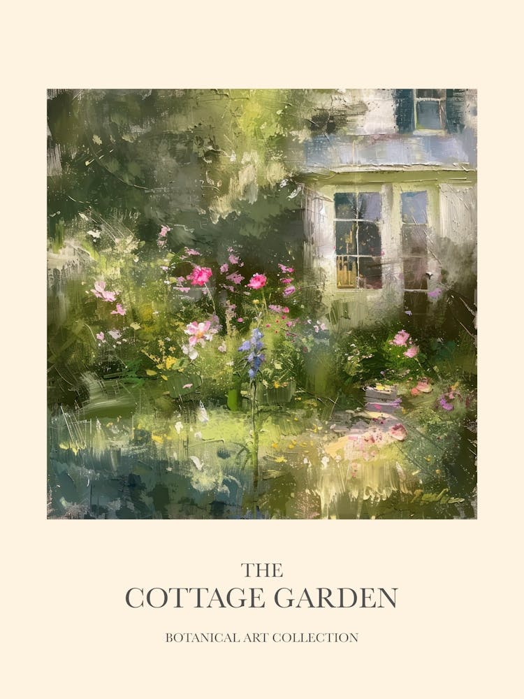 Flower Symphony Cottage Garden Poster 10