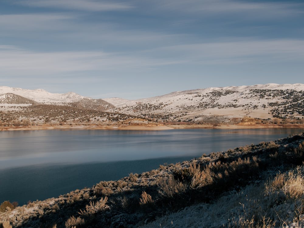 Echo Reservoir Utah Snowy Lake II