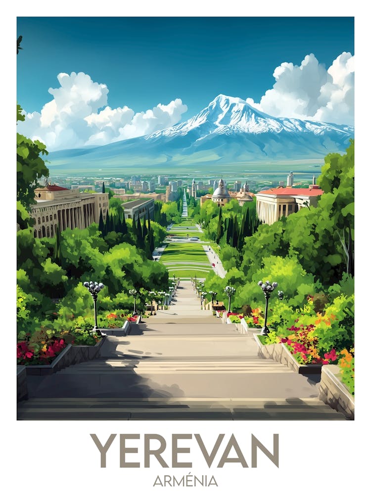 Affiche de voyage Yerevan