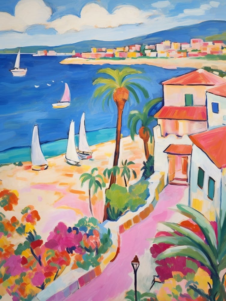 Hurghada Egypt 2 Fauvist Painting
