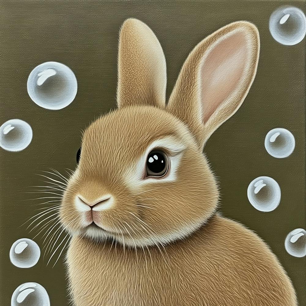 Bubble Bunny Art