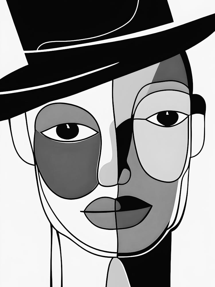 Portrait Of A Man In A Hat