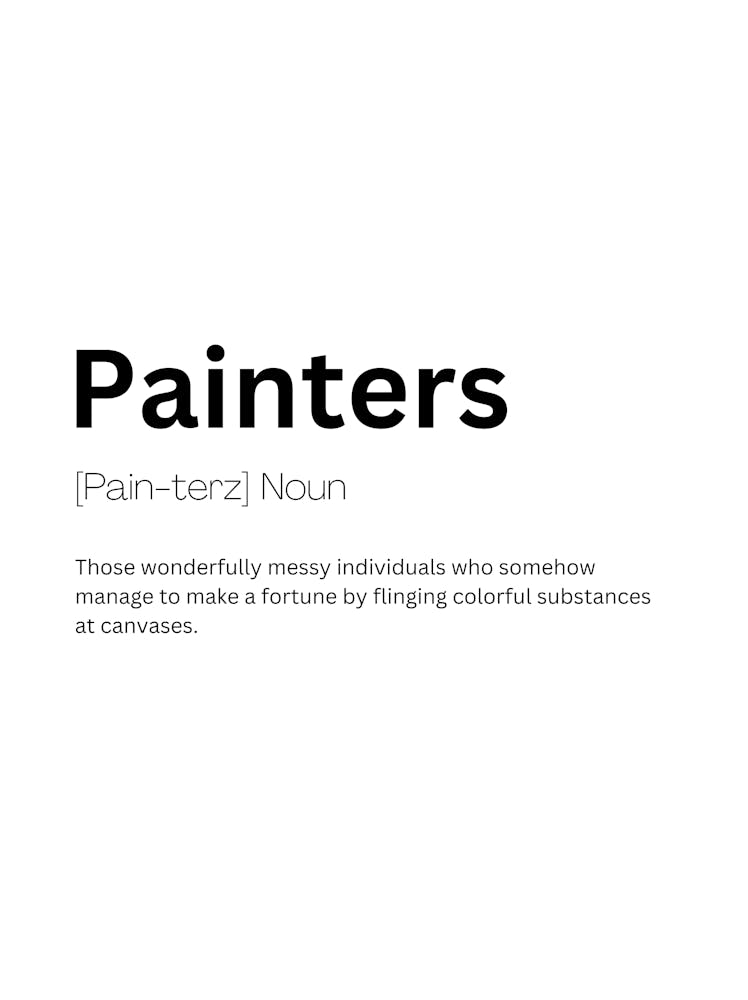 Maler Definition Bedeutung