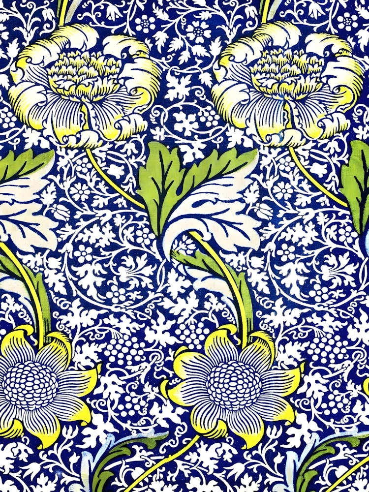 Blue And Yellow Flowers 1