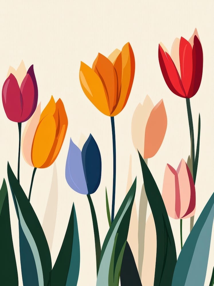 Colorful Tulips 5