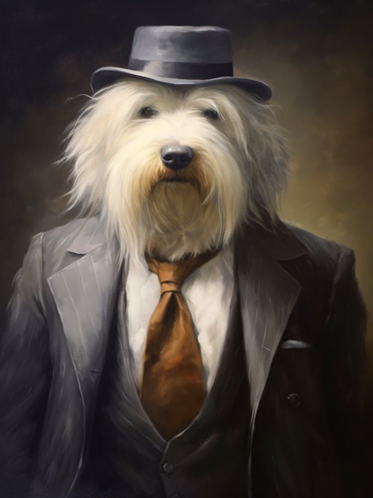 Gangster Dog Old English Sheepdog 2