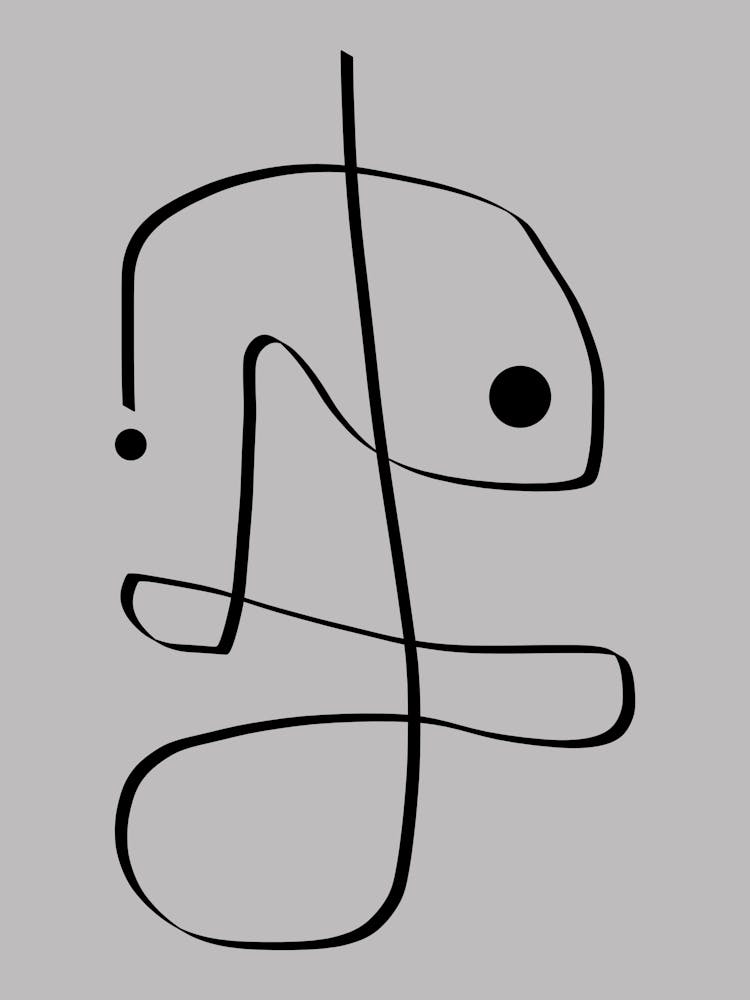 Abstract Line Painting Art #3