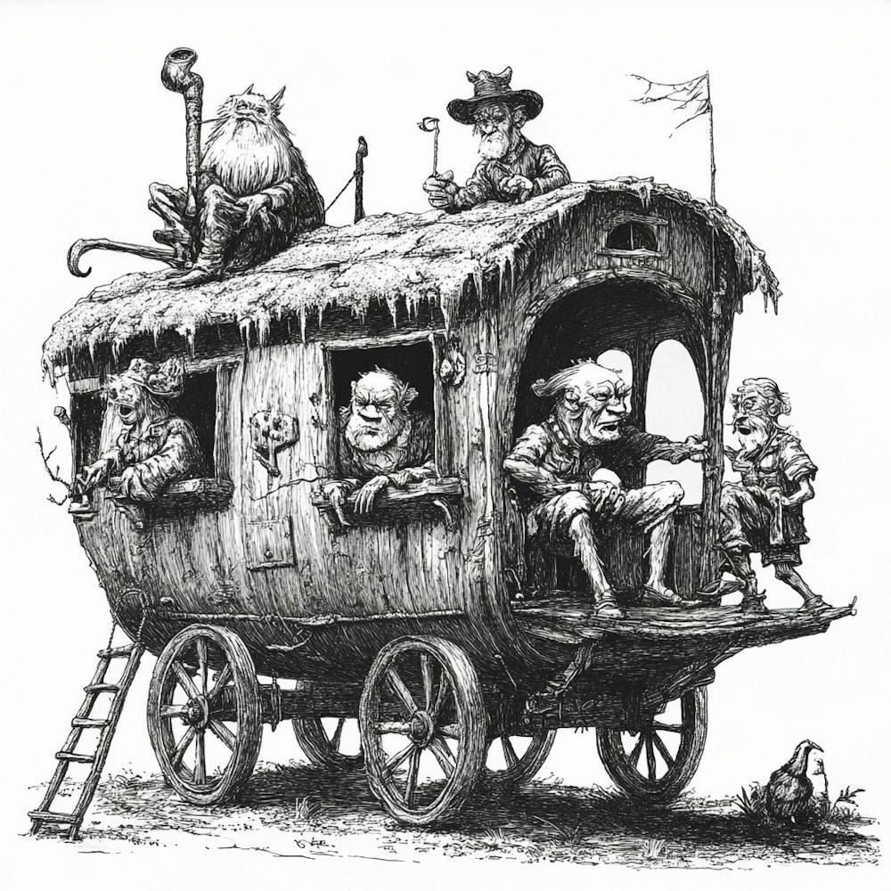 Wagon Full Of People