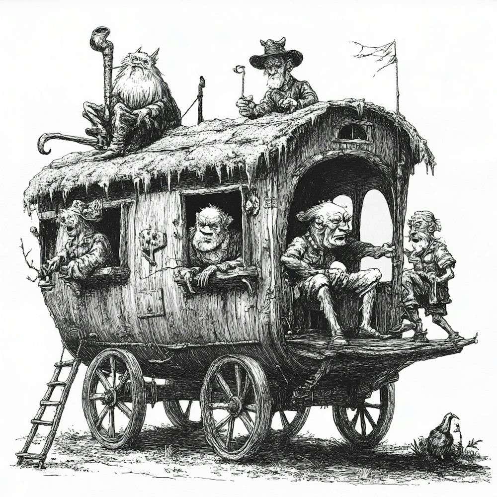 Wagon Full Of People
