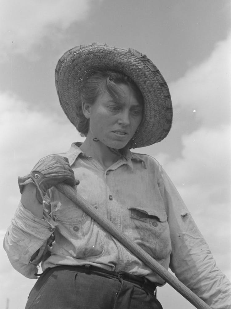 Sharecropper Woman Worker, Southeast Missouri Farms By Russell Lee