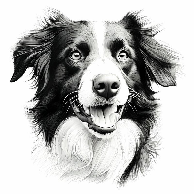Black and White Collie