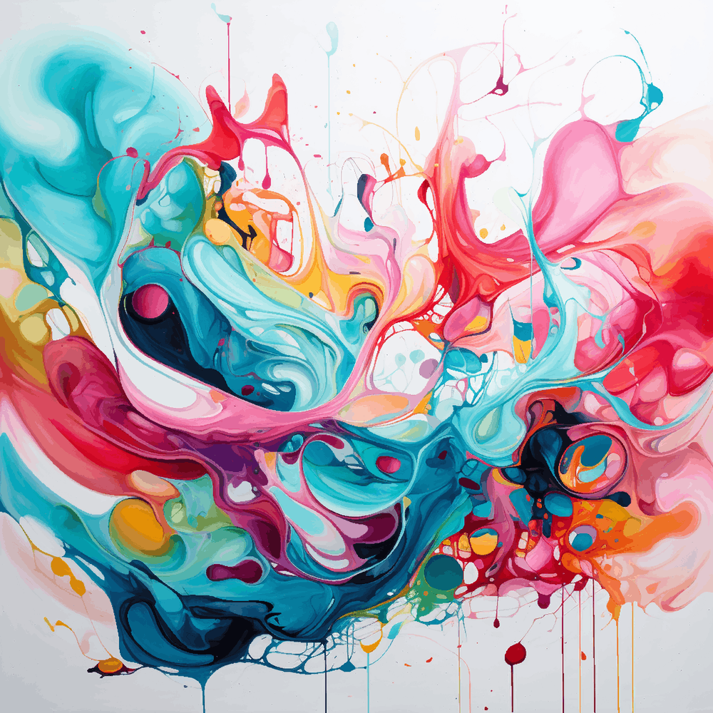 Abstract Colourful Painting