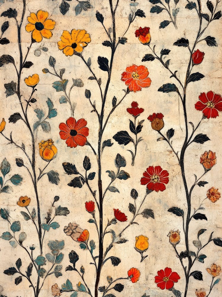 Traditionelle Indische Volkskunst-Baum Des Lebens 4