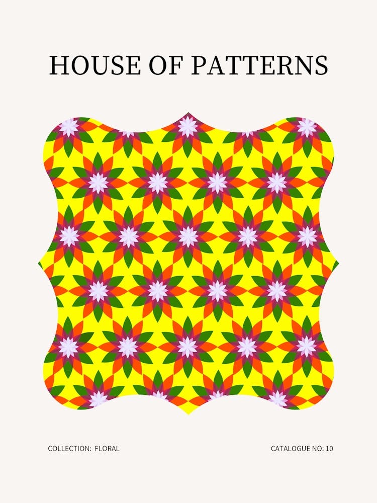 Floral Pattern Poster 10