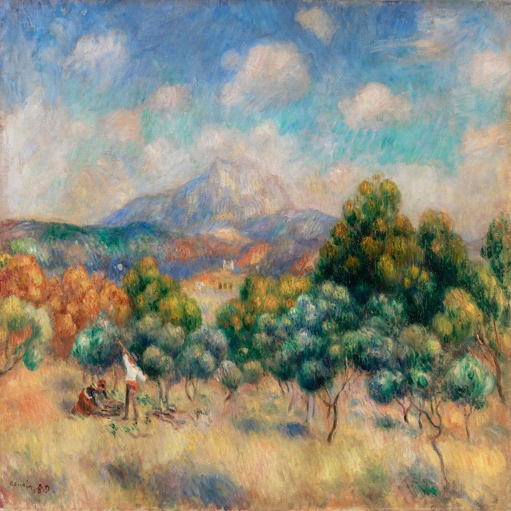 Mount Of Sainte Victoire (1888–1889), Pierre Auguste Renoir