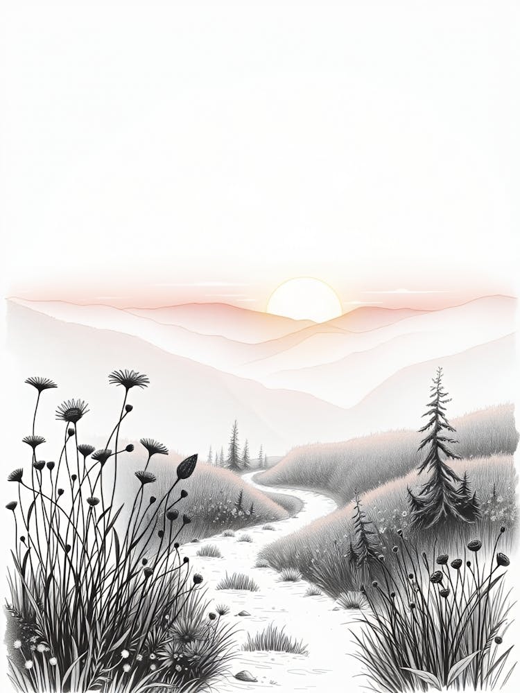 Sunset In The Mountains 44