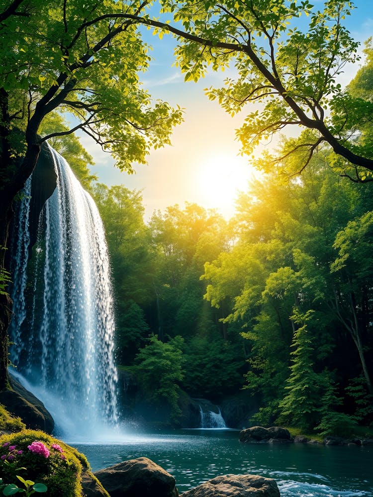 Waterfall In The Forest 15