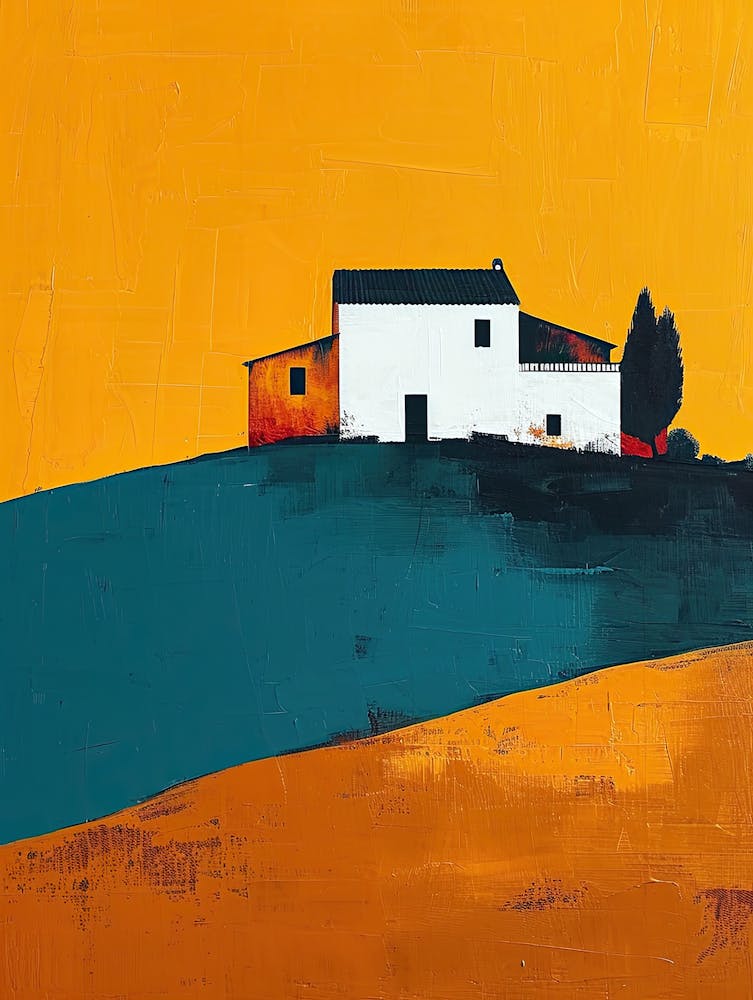 Pérouse Panorama : Maison ombrienne avec vue, Italie