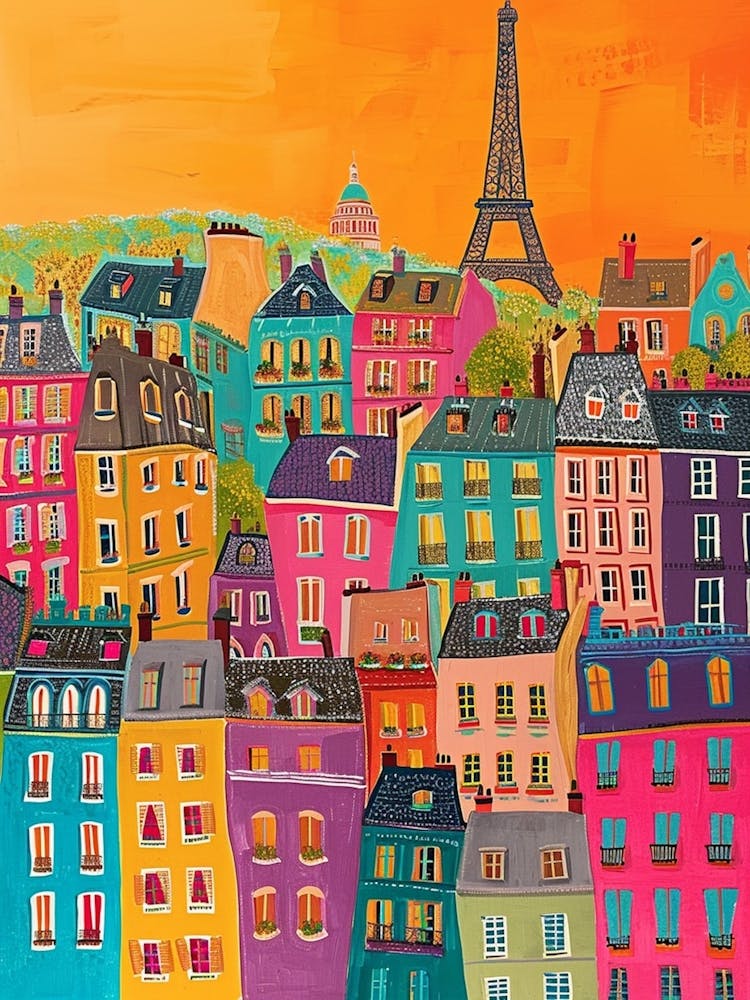 Kitsch Colourful Paris 3