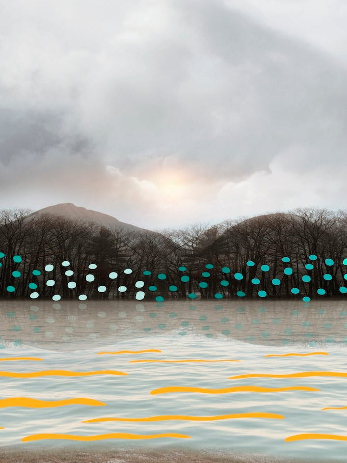 Dots And Waves In The River