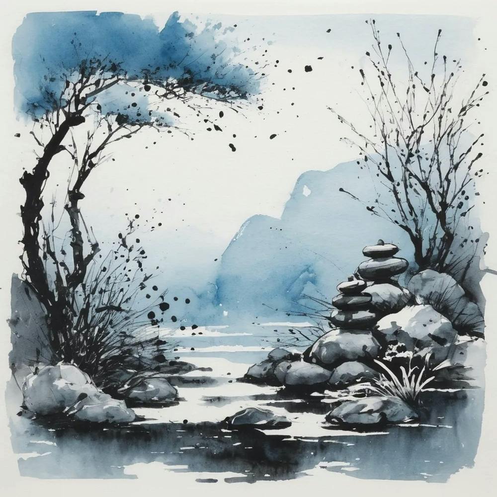 Peinture Chinoise à l'Aquarelle