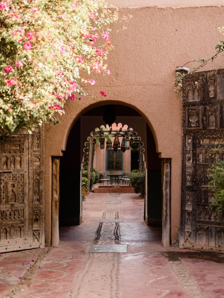 Entrance To A Moroccan House