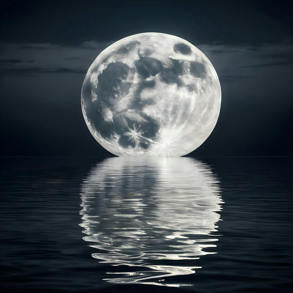 Full Moon Over Water
