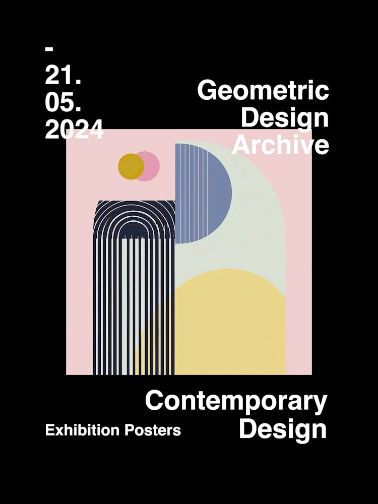 Geometric Design Archive Poster 26