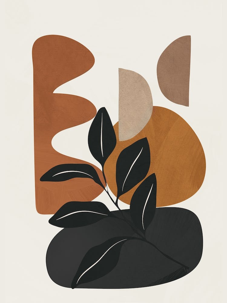 Modern Minimal Abstract Art Shapes 3