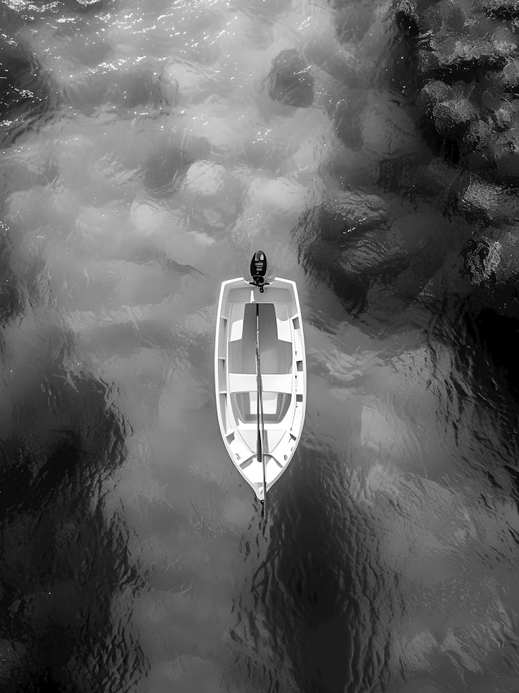 Small Boat In The River