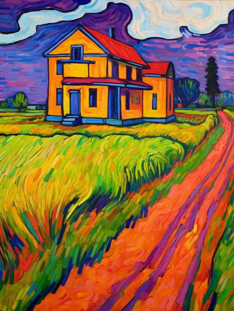 Fort Vancouver National Historic Site Fauvismus Illustration 13