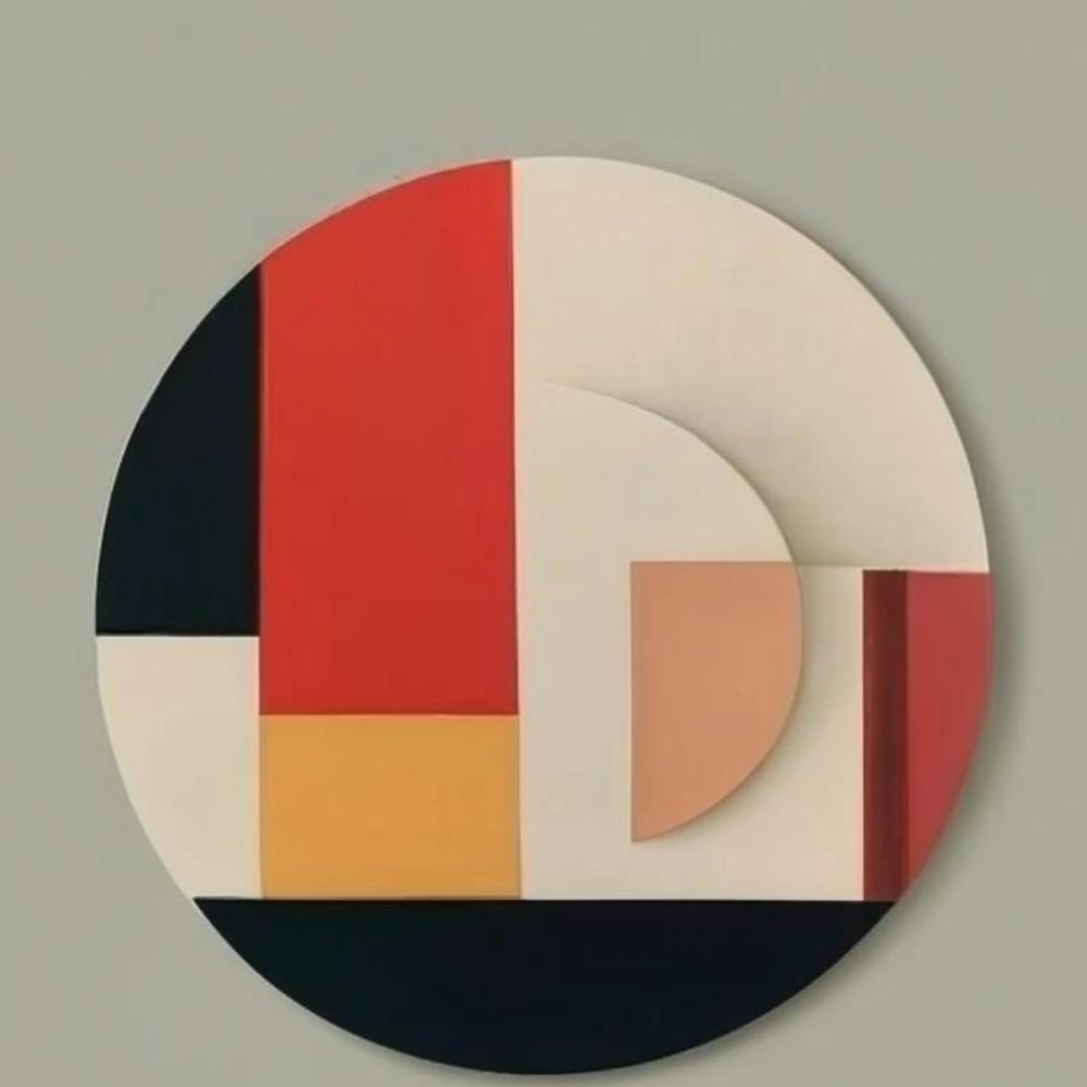 Abstract Geometric Painting