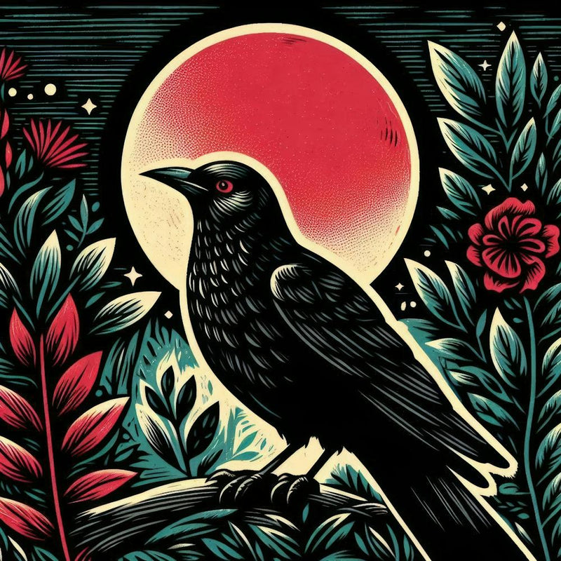 The Crow and Moon