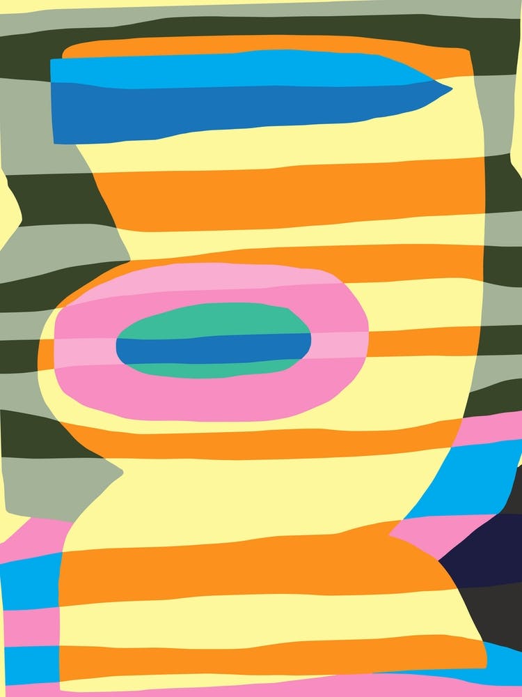 Abstract Stripe Minimal Collage 1