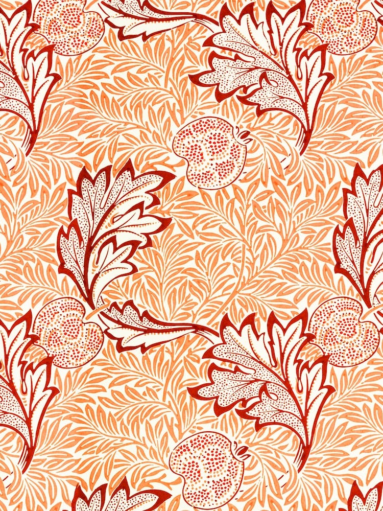 Apple In Rose,William Morris