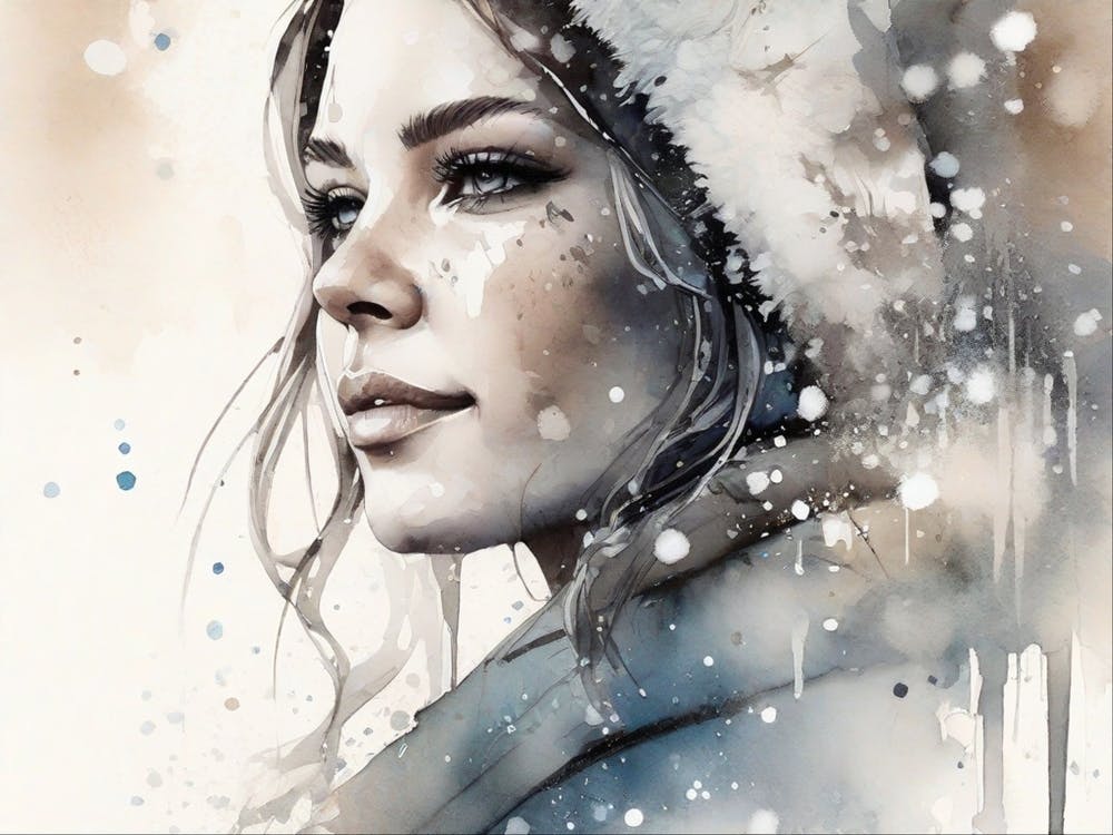 Belle femme dans un pays des merveilles hivernal II, Conte de fées hivernal, neige, reine des glaces, idylle de Noël, hiver, beauté, paysage, silence, pays des merveilles hivernal, fée, femme, Noël, glace