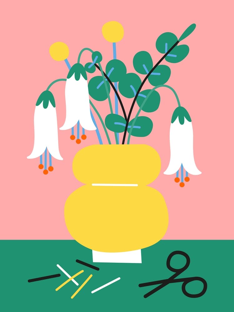 Vase Bouquet Flowers