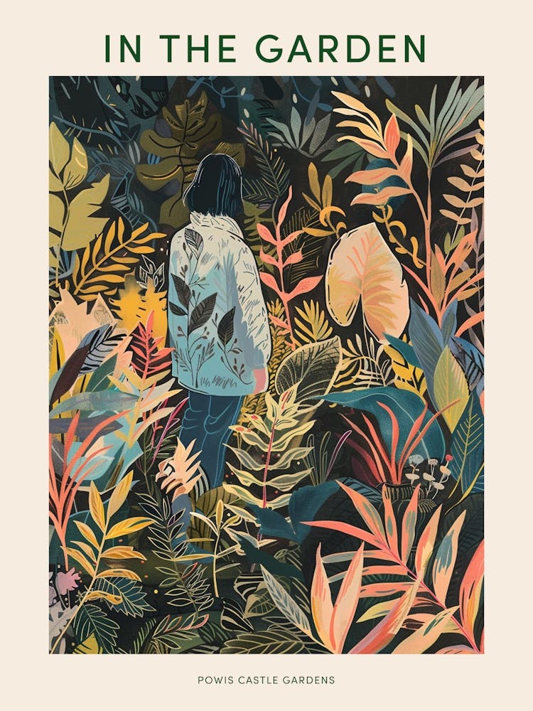 In The Garden Poster Powis Castle Gardens United Kingdom 3