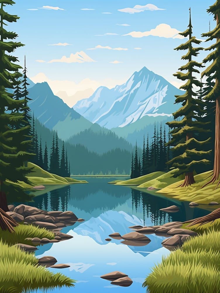 Tongass National Park Pixel Art 2