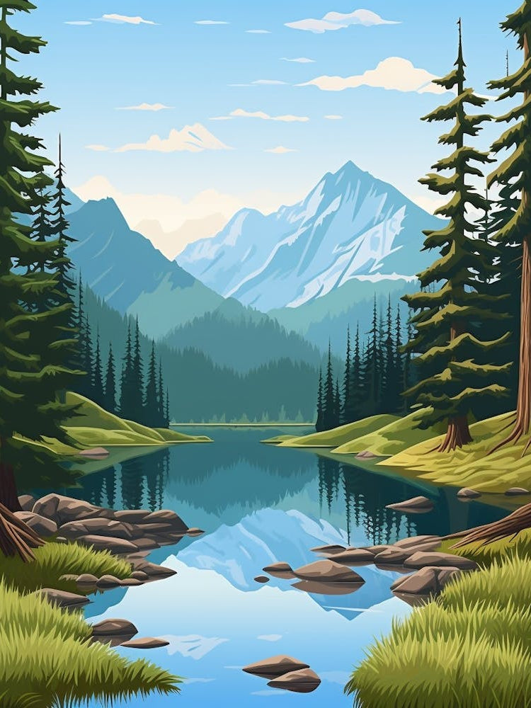 Tongass National Park Pixel Art 2