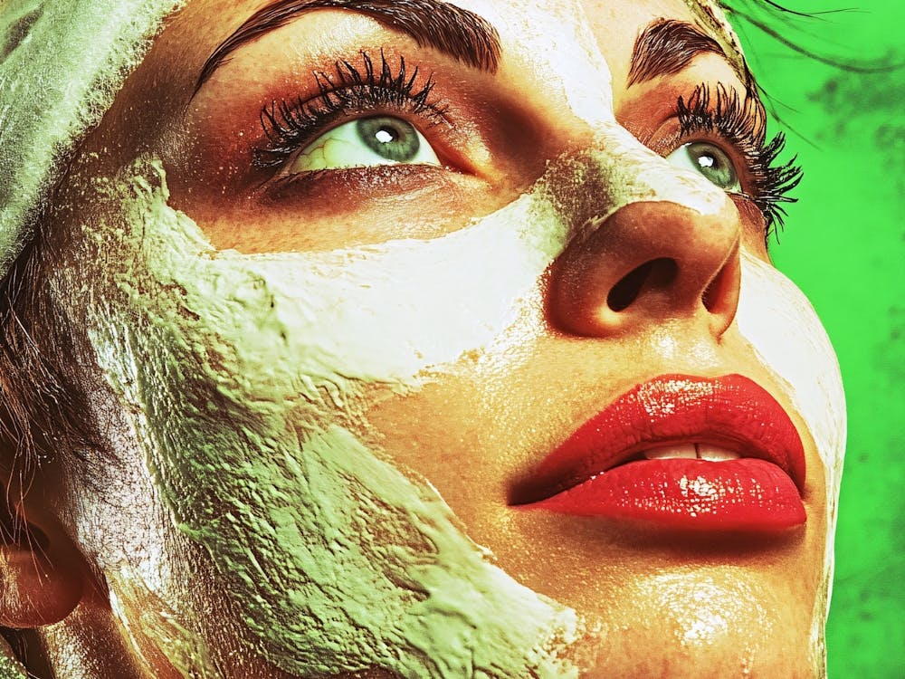Woman With Face Mask