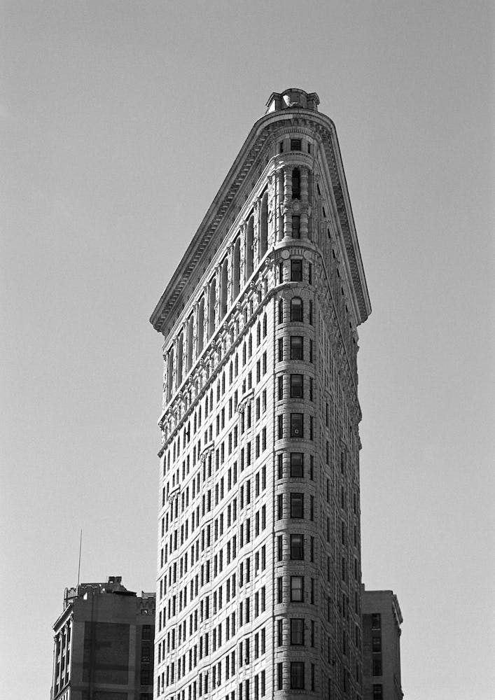 Flatiron Building New York Black And White