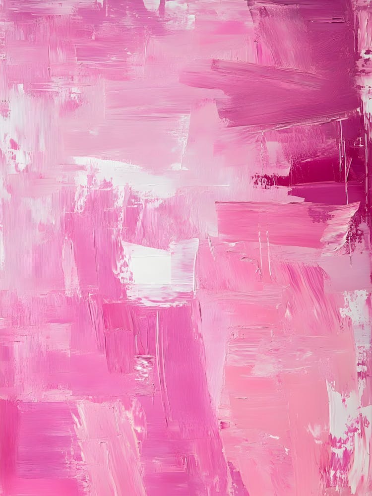 Pink Abstract Painting 1