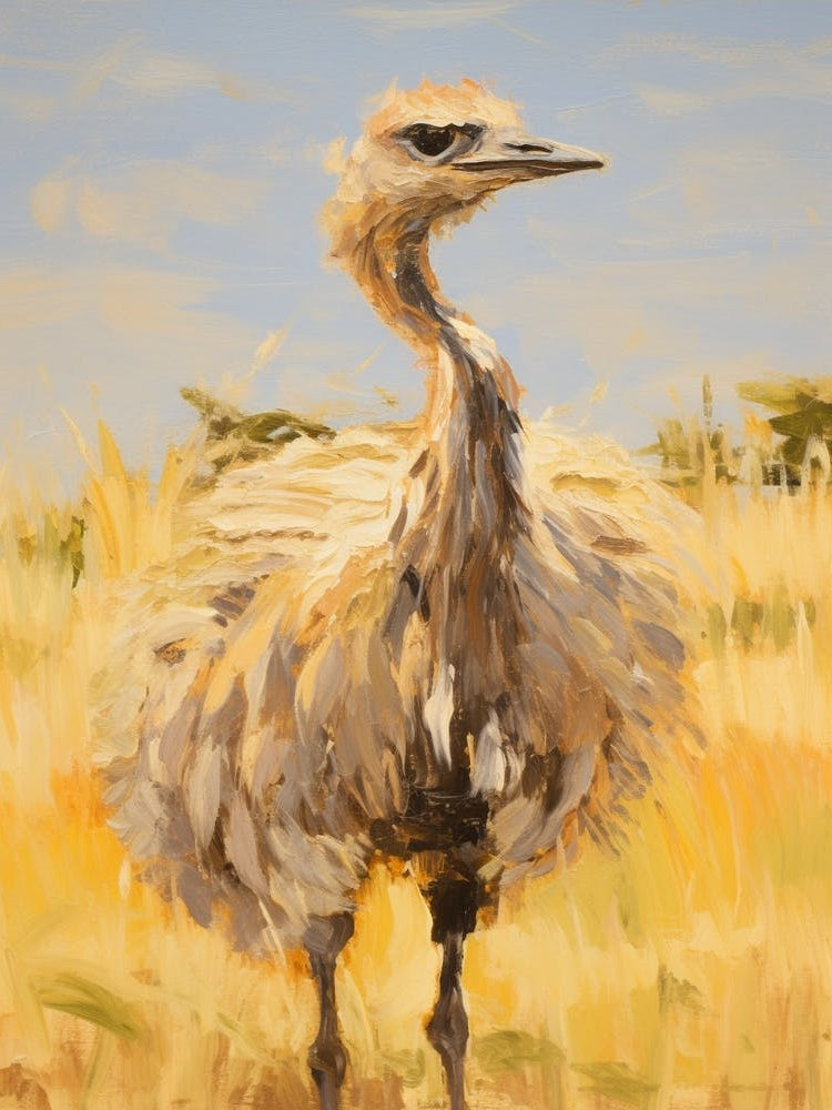 Bird Painting Emu 1