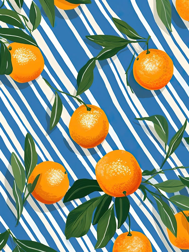 Kumquats Frucht Sommerillustration 4